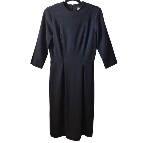 L'Aiglon Dresses & Skirts - L'Aiglon Vintage Wool Sheath Dress 3/4 Sleeve Union Made 1950s 60s Rare